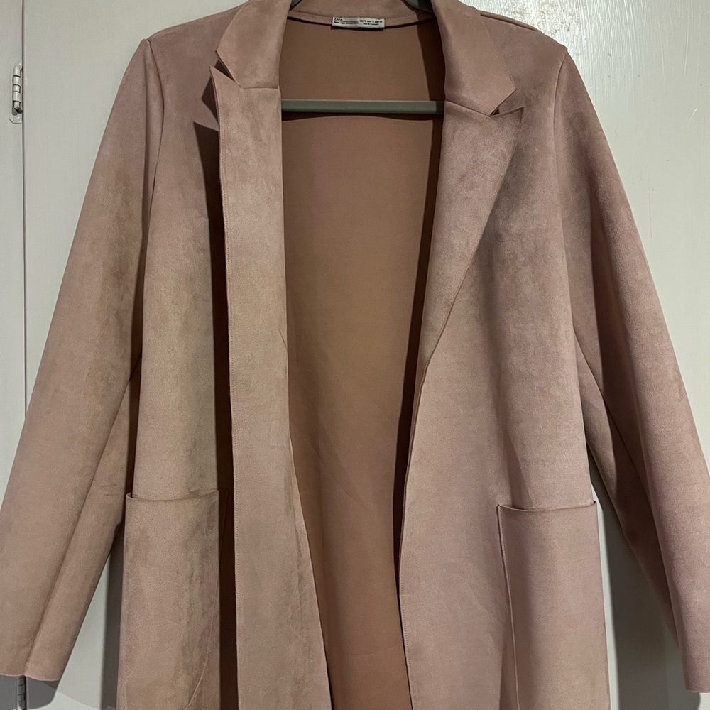 Suede Zara blazer (size S)